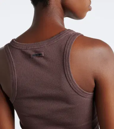 Jacquemus Grosgrain cotton jersey tank top | Thumbnail 7