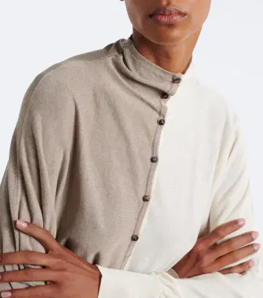 Jacquemus Paneled silk-blend sweater | Thumbnail 6 Jacquemus Paneled silk-blend sweater | Thumbnail 6