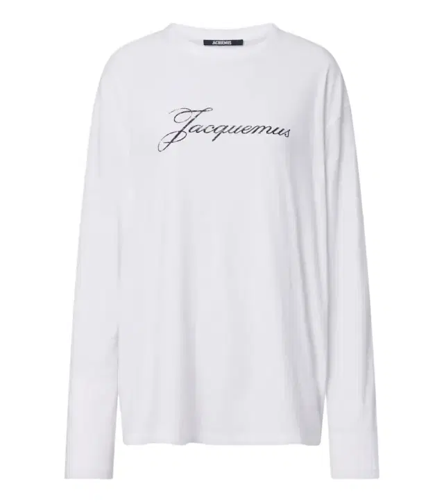 Logo cotton and hemp jersey T-shirt