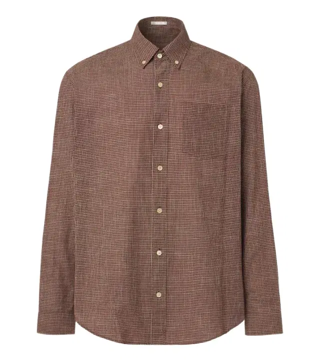 Pompeo checked cotton flannel shirt
