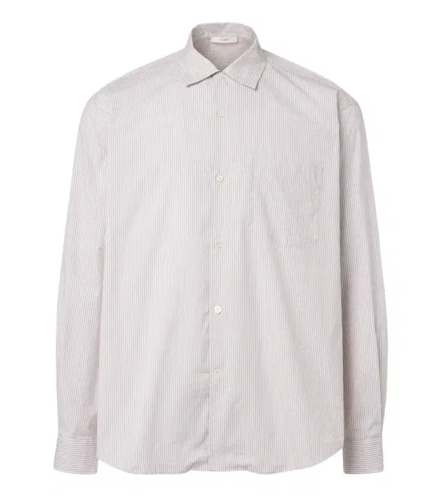 The Row Vanja striped cotton shirt