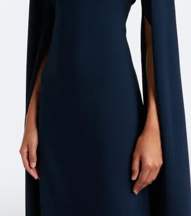 Oscar de la Renta Embellished silk-blend georgette gown | Thumbnail 6