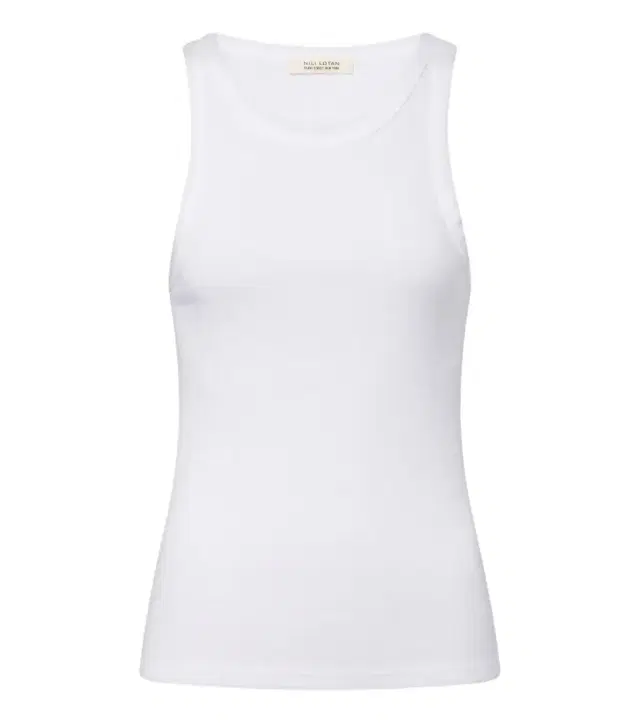 Nili Lotan Jennifer ribbed-knit cotton tank top