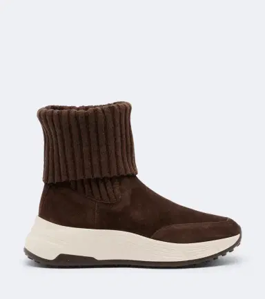 Hogan H669 knitted suede ankle boots | Thumbnail 2