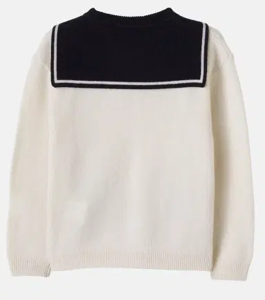 Bonpoint Mahini bow-detail wool sweater | Thumbnail 3