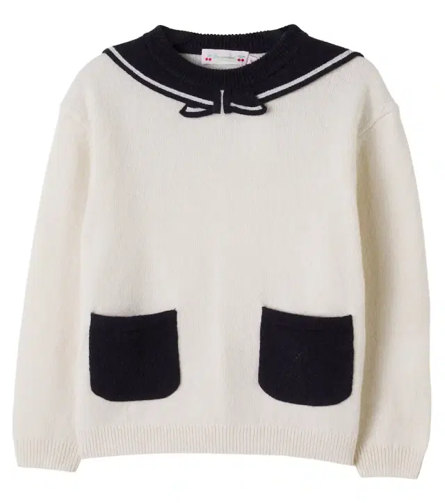 Mahini bow-detail wool sweater