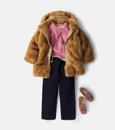 CHLOÉ KIDS Chloé Kids Hooded teddy coat | Thumbnail 4 CHLOÉ KIDS Chloé Kids Hooded teddy coat | Thumbnail 4