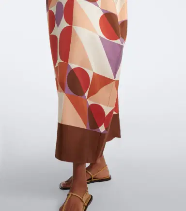 Eres Berry printed silk twill kaftan | Thumbnail 3