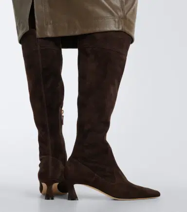 Malone Souliers Riva suede knee-high boots | Thumbnail 5
