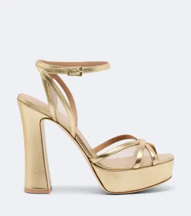 Malone Souliers Sylvie leather and mesh platform sandals | Thumbnail 3