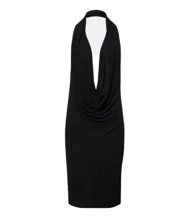 Gucci Draped halterneck crêpe jersey minidress | Thumbnail 1 Gucci Draped halterneck crêpe jersey minidress | Thumbnail 1