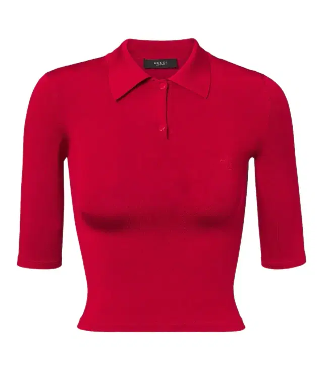 Gucci Knitted silk-blend polo sweater