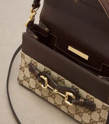 Gucci Horsebit Duomo Small GG canvas top-handle bag | Thumbnail 3