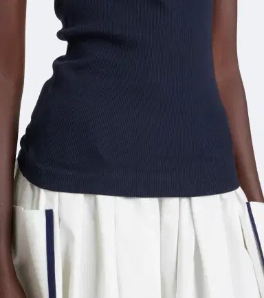 Prada Ribbed-knit cotton tank top | Thumbnail 7