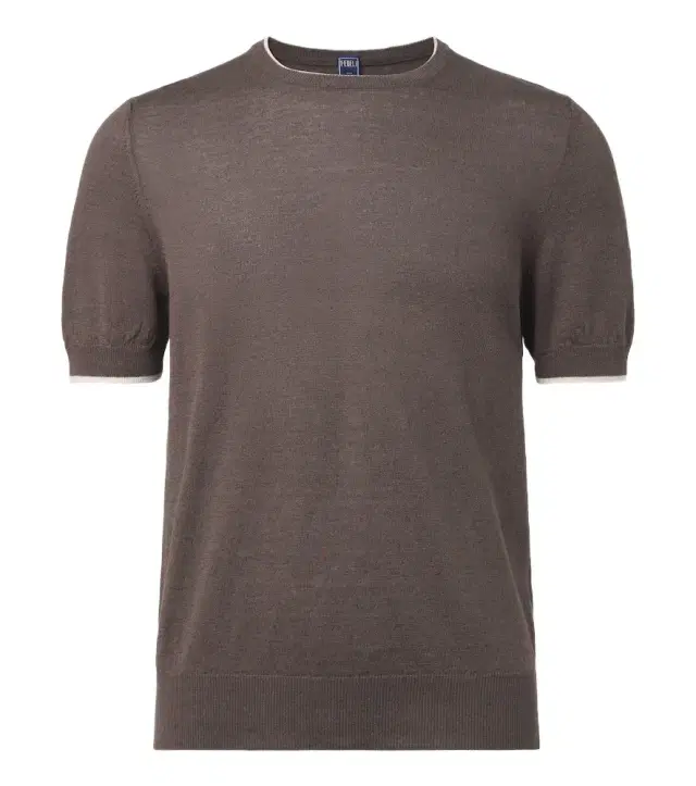Knitted linen and cotton sweater