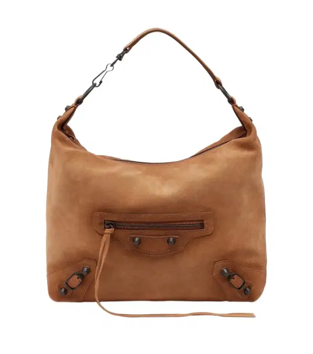 Balenciaga Le City Small suede shoulder bag