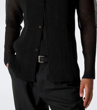 Homme Plissé Issey Miyake Homme Plissé Issey iyake Rustic esh pleated shirt | Thumbnail 2
