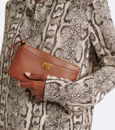 Balenciaga Rodeo leather phone pouch | Thumbnail 5