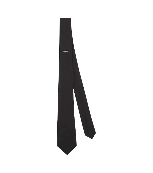 Prada Logo silk tie