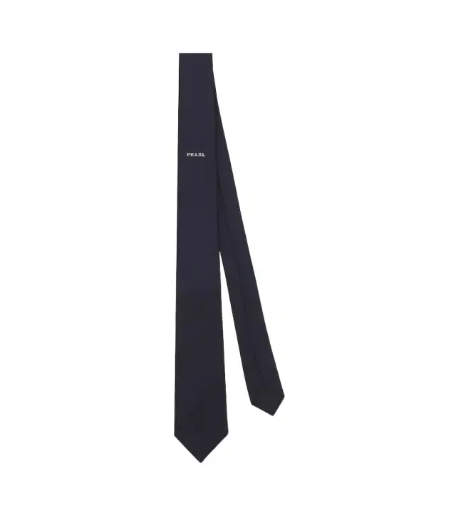 Prada Logo silk tie