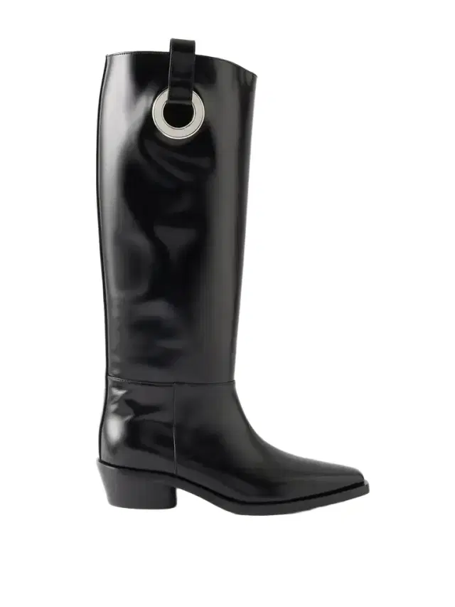 Proenza Schouler Bronco Grommet Embellished Leather Knee Boots
