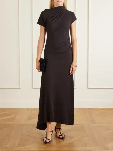 Citizens of Humanity Kira Sculptural Ribbed Organic Cotton-blend Maxi Dress | Thumbnail 2 Citizens of Humanity Kira Sculptural Ribbed Organic Cotton-blend Maxi Dress | Thumbnail 2