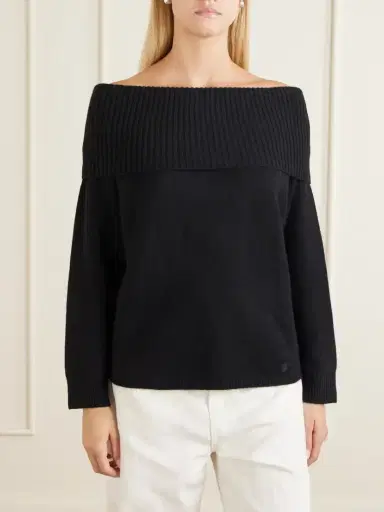 Loulou de Saison Sibyl Turtleneck Cashmere-blend Sweater | Thumbnail 3