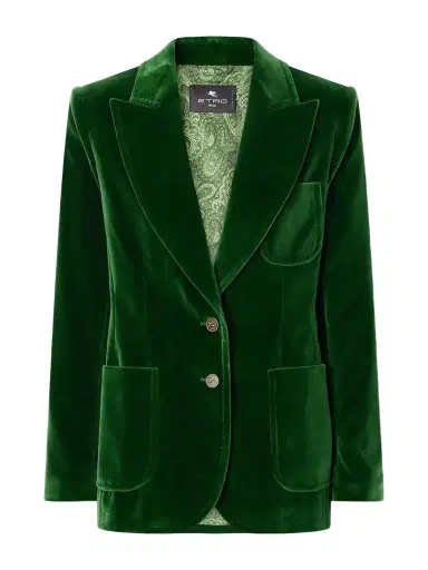 Etro Stretch-cotton Velvet Blazer | Thumbnail 1