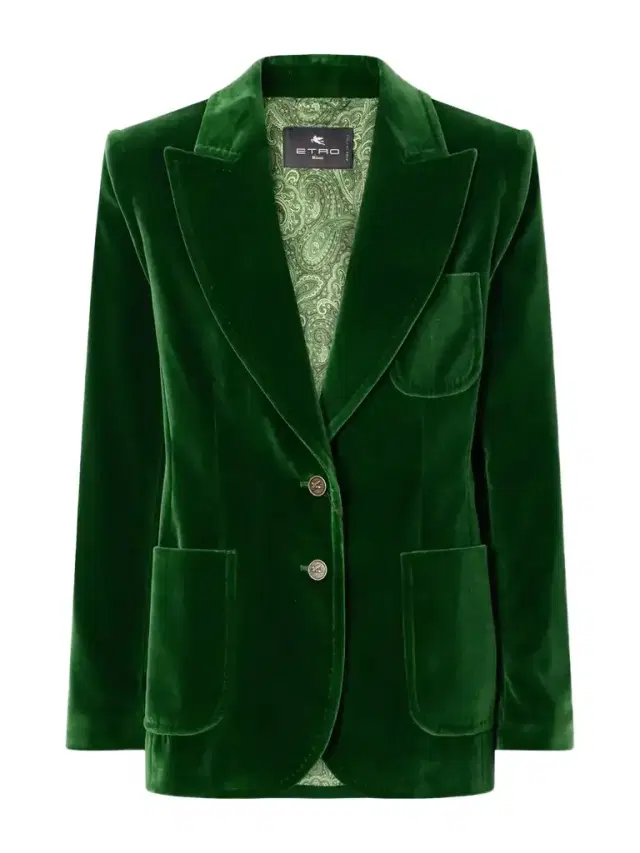 Etro Stretch-cotton Velvet Blazer