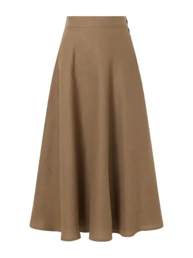 Ralph Lauren Collection Kenzie Linen Maxi Skirt