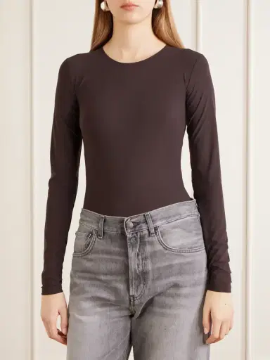 MM6 MAISON MARGIELA Stretch-jersey Bodysuit | Thumbnail 3 MM6 MAISON MARGIELA Stretch-jersey Bodysuit | Thumbnail 3