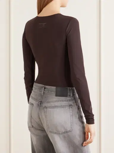 MM6 MAISON MARGIELA Stretch-jersey Bodysuit | Thumbnail 4 MM6 MAISON MARGIELA Stretch-jersey Bodysuit | Thumbnail 4