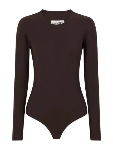 MM6 MAISON MARGIELA Stretch-jersey Bodysuit | Thumbnail 1 MM6 MAISON MARGIELA Stretch-jersey Bodysuit | Thumbnail 1