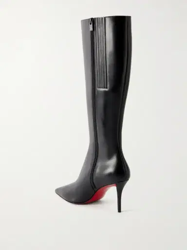 Christian Louboutin Miss Z Botta 80 Leather Knee Boots | Thumbnail 3