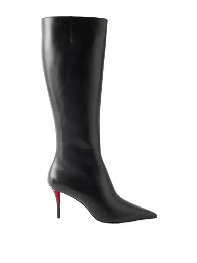 Christian Louboutin Miss Z Botta 80 Leather Knee Boots | Thumbnail 1
