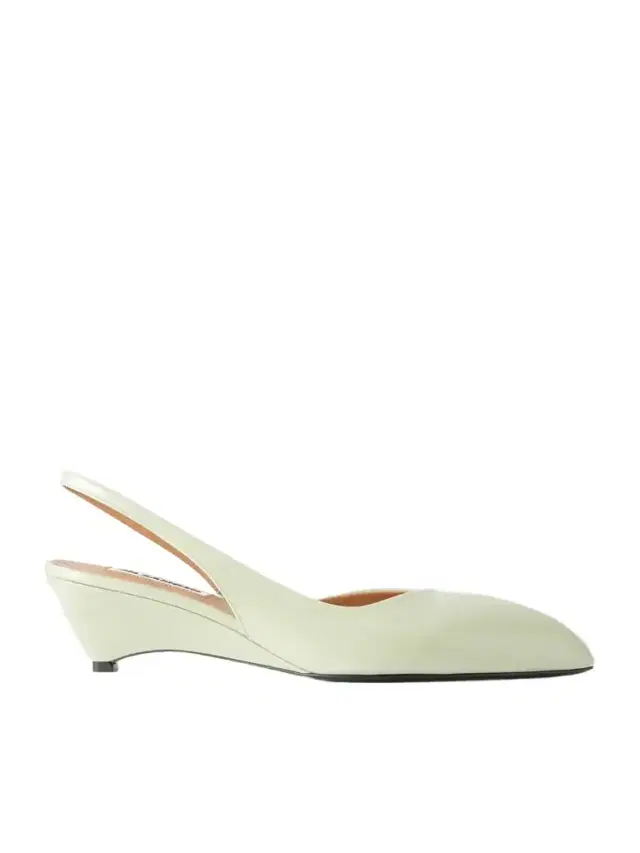 Jil Sander Arc Patent Leather Sandals