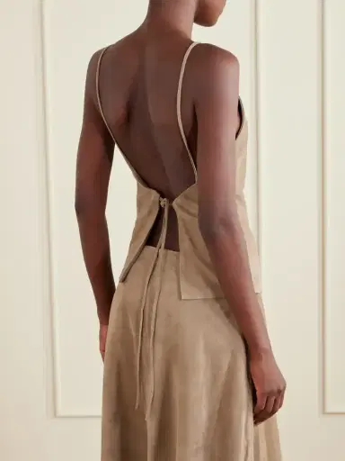 St. Agni Tie-detailed Suede Top | Thumbnail 3 St. Agni Tie-detailed Suede Top | Thumbnail 3