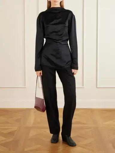 Proenza Schouler Slant Leather Ankle Boots | Thumbnail 4