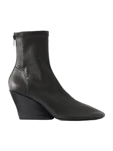Proenza Schouler Slant Leather Ankle Boots | Thumbnail 1