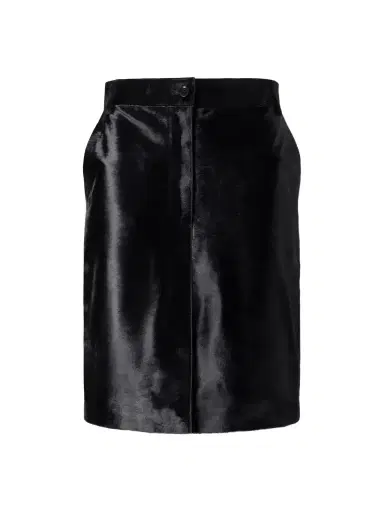 Loulou de Saison Debi Calf Hair Midi Skirt | Thumbnail 1 Loulou de Saison Debi Calf Hair Midi Skirt | Thumbnail 1