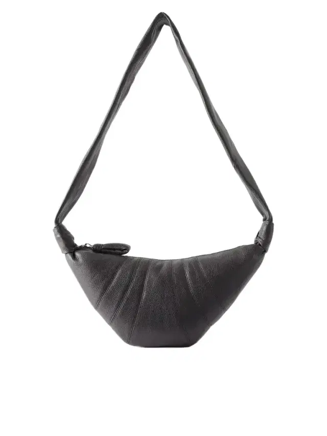 Lemaire Croissant Small Paneled Textured-leather Shoulder Bag