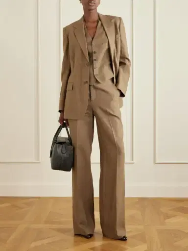 Ralph Lauren Collection Marcy Single-breasted Linen Blazer | Thumbnail 2 Ralph Lauren Collection Marcy Single-breasted Linen Blazer | Thumbnail 2