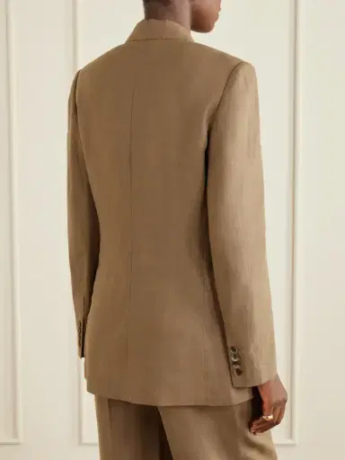 Ralph Lauren Collection Marcy Single-breasted Linen Blazer | Thumbnail 4 Ralph Lauren Collection Marcy Single-breasted Linen Blazer | Thumbnail 4