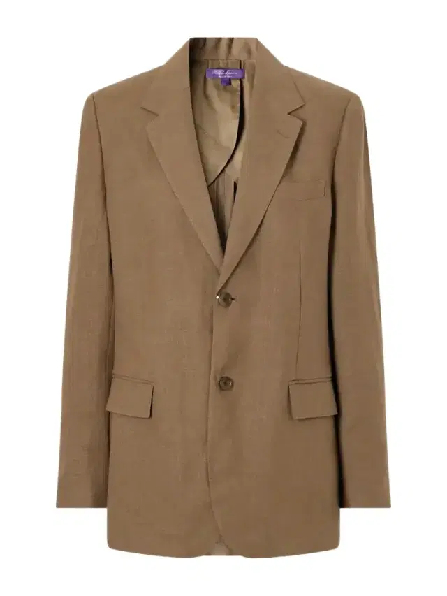 Ralph Lauren Collection Marcy Single-breasted Linen Blazer