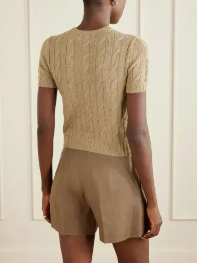 Ralph Lauren Collection Cable-knit Cashmere Sweater | Thumbnail 3