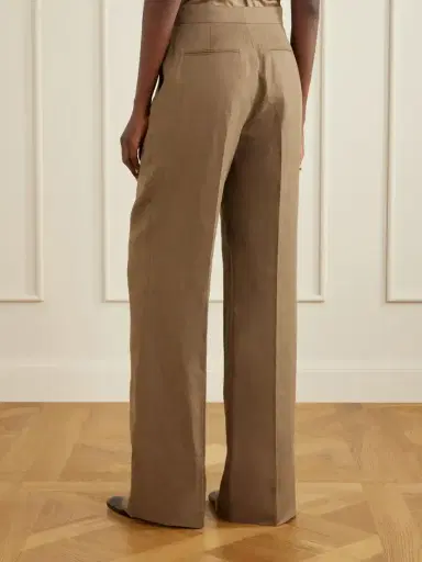 Ralph Lauren Collection Dean Linen Wide-leg Pants | Thumbnail 4
