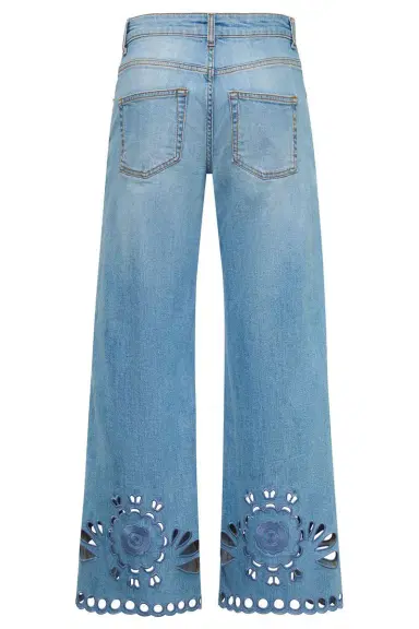 MAISON COMMON Hem Cutout Denim Pant | Thumbnail 3