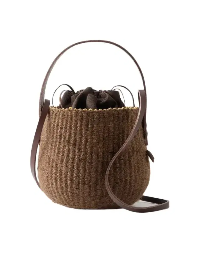 MUUÑ Orphee Raffia Shoulder Bag
