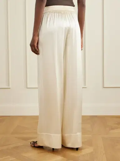 Joseph Dijon Silk-satin Mid-rise Straight-leg Pants | Thumbnail 4