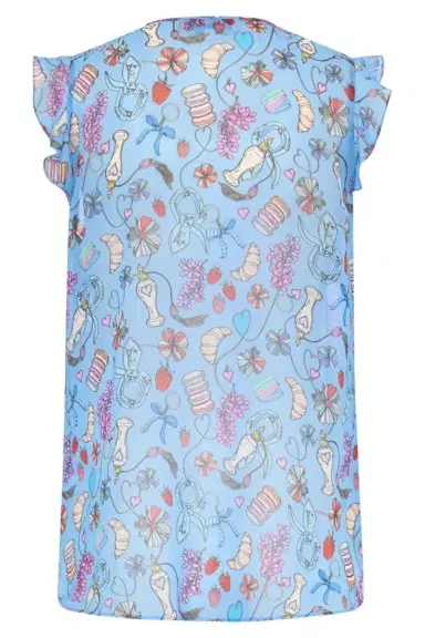 MAISON COMMON Perfume Print Sleeveless Blouse | Thumbnail 5